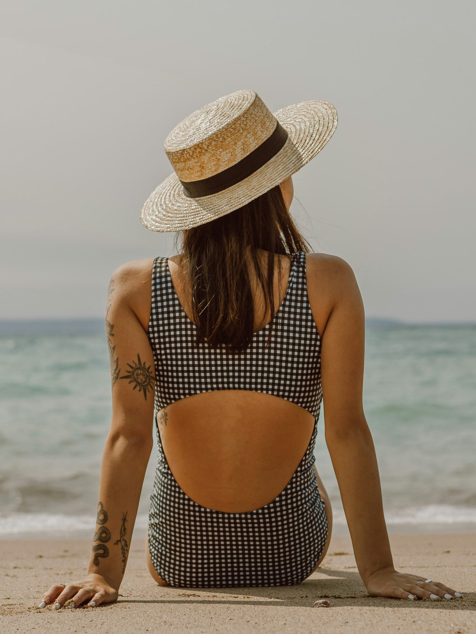 one-piece swimsuit with cut-outs